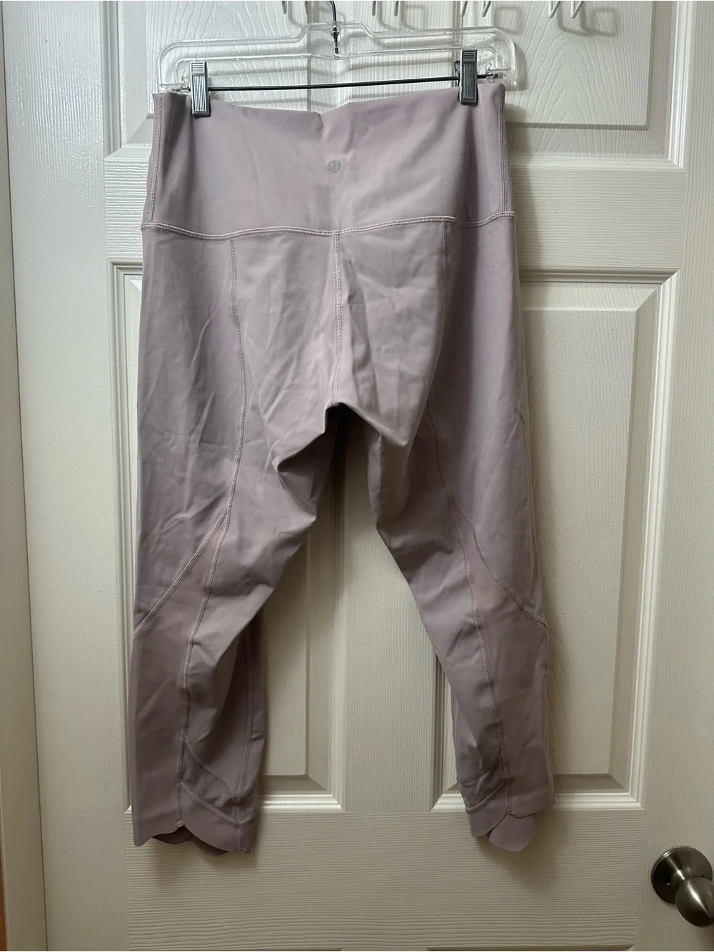 Lululemon Wunder Under High Rise Crop Scalloped 23” Size 12 - Picture 2 of 3